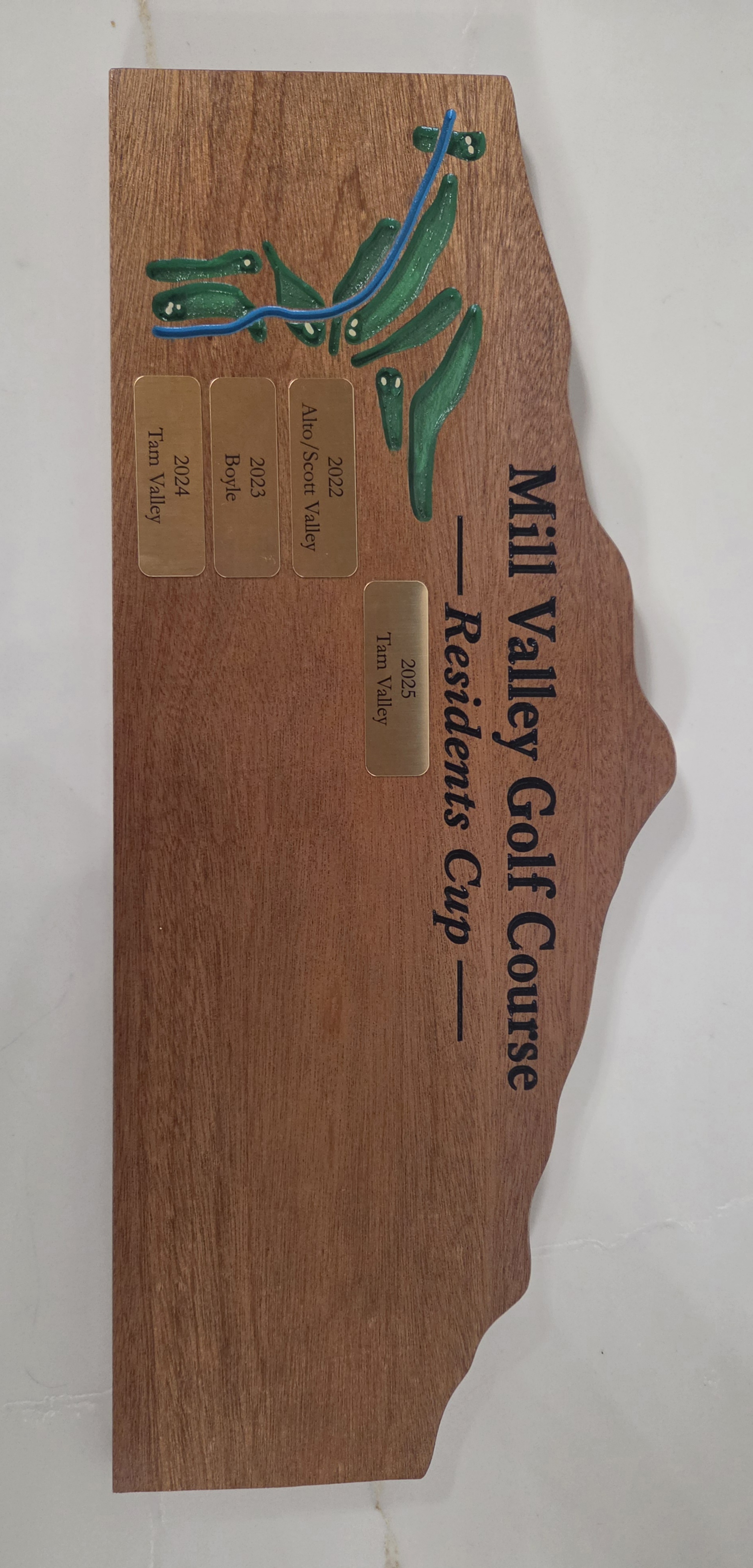 Mill Valley Residents Cup perpetual trophy